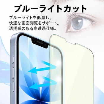 注文コード:05799959 iPhone 17e 対応 ガラスフィルム 高透明 ブルーライトカット 硬度9H 保護 全面クリア 互換品 - メディアカバーマーケット