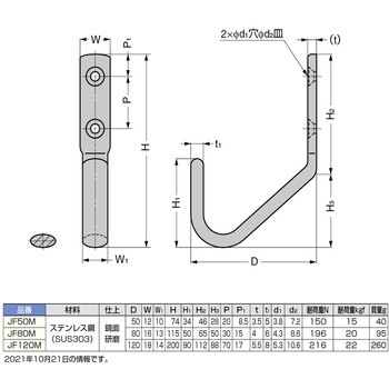 注文コード:05881902 ジャンボフック - LAMP(スガツネ工業)