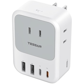 注文コード:06078349 薄型電源タップ - TESSAN