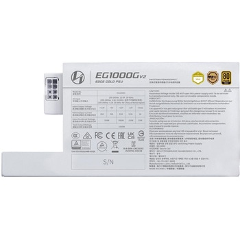 注文コード:06078428 Lian Li リアンリ EDGE Gold V2 1000W with EDGE Hub V2 80PLUS GOLD認証電源 - LIAN LI