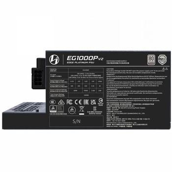 注文コード:06078489 Lian Li リアンリ EDGE Platinum V2 1000W with EDGE Hub V2 80PLUS TITANIUM認証電源 - LIAN LI