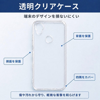 注文コード:06088036 京セラ DIGNO SX3 KYG02 対応 TPU ケース クリア 保護フィルム セット 互換品 - メディアカバーマーケット