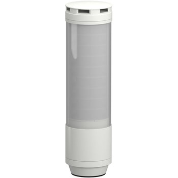 注文コード:06092069 XVTSシリーズ, スマート一体型積層表示灯, Φ70mm, M12 IO-Link接続, 24 V DC, 9セグメント, ブザー, 白, 直付け - デジタル