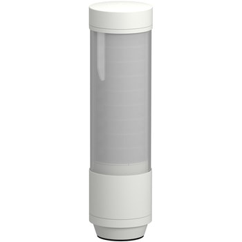 注文コード:06092866 XVTSシリーズ, スマート一体型積層表示灯, Φ70mm, M12 IO-Link接続, 24 V DC, 9セグメント, 白, 直付け - デジタル