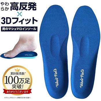 注文コード:06093451,06093426 インソール マシュマロイン 極上やわらかフィット 男性用 - 木原産業