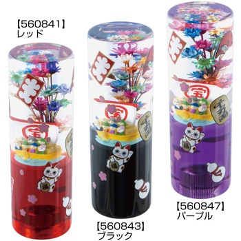注文コード:06096156,06096181,06096172 水中花シフトノブ"七福神"寸胴型132L 2AD付 - JET INOUE(ジェットイノウエ)