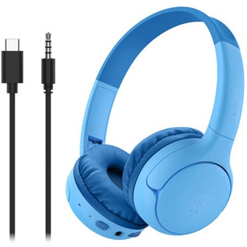 注文コード:06115011 SoundForm Mini 2 子供用ワイヤレスヘッドホン ブルー ケース付き - BELKIN(ベルキン)