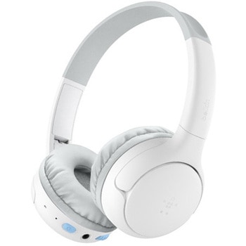 注文コード:06114977 SoundForm Mini 2 子供用ワイヤレスヘッドホン ホワイト - BELKIN(ベルキン)