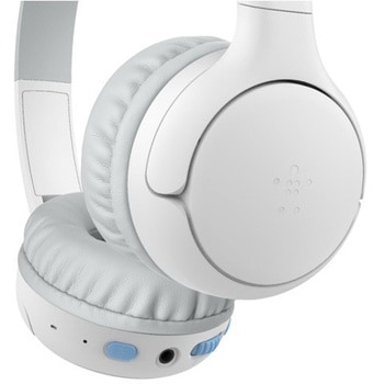 注文コード:06114977 SoundForm Mini 2 子供用ワイヤレスヘッドホン ホワイト - BELKIN(ベルキン)