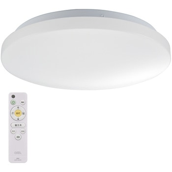 注文コード:06124102,06124147 LEDシーリングライト 調光 昼光色 リモコン付 - オーム電機