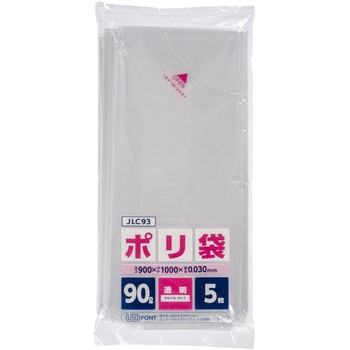 注文コード:06125337 90Lポリ袋 透明 コンパクト - ジャパックス