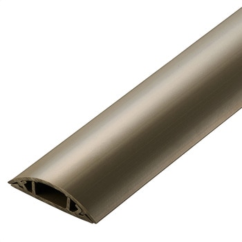 注文コード:06136220 配線カバー 床用 モール ( 長さ1m × 幅45mm ) R形状 配線隠し ケーブルカバー - エレコム