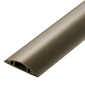 注文コード:06136247 配線カバー 床用 モール ( 長さ1m × 幅54mm ) R形状 配線隠し ケーブルカバー - エレコム