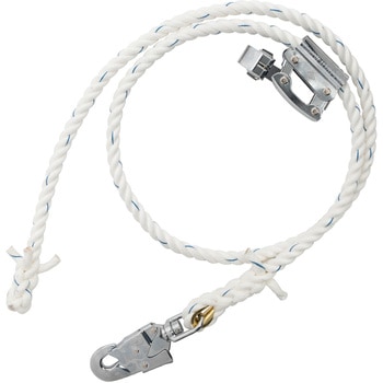 注文コード:06153486 ワークポジショニング用器具用ロープ金具 ビニロン 三つ打ち - ツヨロン(藤井電工)