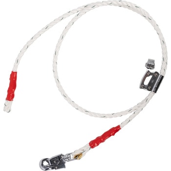 注文コード:06156110 ワークポジショニング用器具用ロープ金具 ビニロン 三つ打ち - ツヨロン(藤井電工)