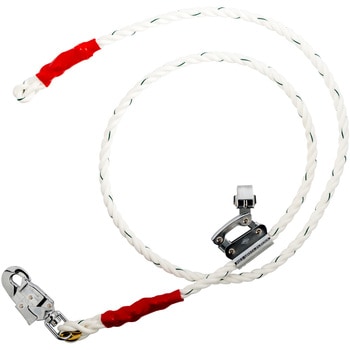 注文コード:06157072 ワークポジショニング用器具用ロープ金具 ビニロン 三つ打ち - ツヨロン(藤井電工)