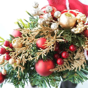 注文コード:06208278 クリスマス リボンスワッグ 高さ30cm - ストア・エキスプレス