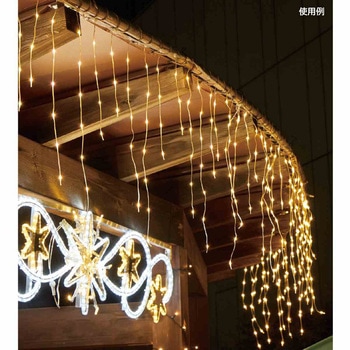 注文コード:06209136,06208820,06208890,06208741 クリスマスイルミネーション LED100球 つららライト 幅180×高さ70cm - ストア・エキスプレス