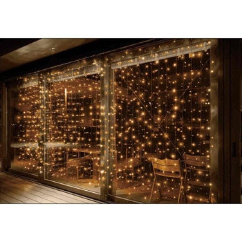 注文コード:06208996 クリスマスイルミネーション LED400球 ギャラクシーカーテンライト 200×200cm - ストア・エキスプレス