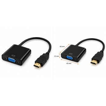 注文コード:06222732 変換アダプタ HDMI to VGA - BESTEK