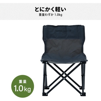 注文コード:06517440 アウトドアチェア ミニ 収納ケース付き - YAMAZEN(山善)
