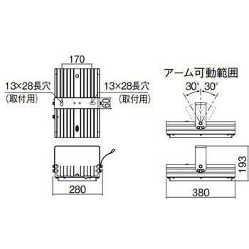 注文コード:06759668 LED高天井 特殊5環境向け マルチ400形 - Panasonic(パナソニック)