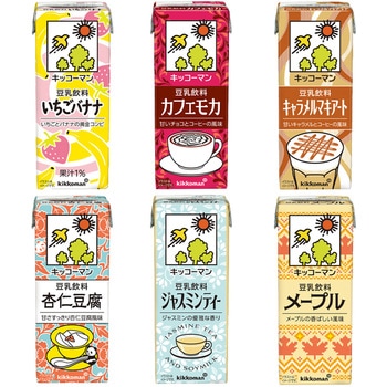 注文コード:06765067 キッコーマン 人気豆乳200ml 6種アソートセット - キッコーマンソイフーズ
