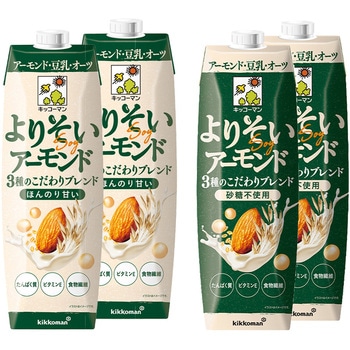 注文コード:06765372 キッコーマン よりそいアーモンド1000ml 2種アソートセット - キッコーマンソイフーズ