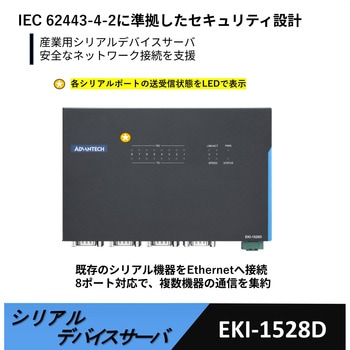 注文コード:06766720 8ポートシリアルデバイスサーバ - Advantech(アドバンテック)