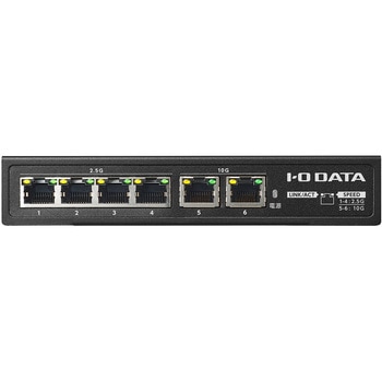 注文コード:06767176 10G/2.5G マルチギガ対応アンマネージスイッチングハブ - I ・O DATA(アイオーデータ)