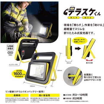 注文コード:06771568 20W投光器 テラスケくん - アカリファクトリー