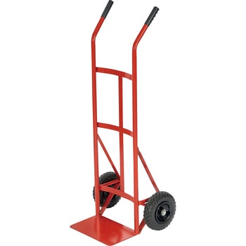 注文コード:06774542 スチール製二輪運搬車(ノーパンクタイヤタイプ) - TRUSCO
