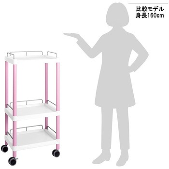 注文コード:06774980 【組立済み】モバイルイージーカート トールタイプ/レギュラー31 ME31シリーズ - アズワン