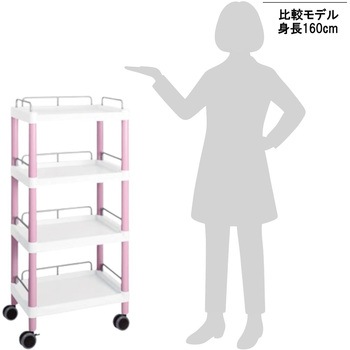 注文コード:06774998 【組立済み】モバイルイージーカート トールタイプ/レギュラー31 ME31シリーズ - アズワン