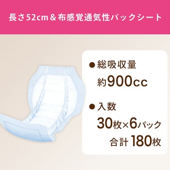 注文コード:06798159 アクティ ワイドパッド 布感覚通気性 スタンダードプラス 総吸収量約900cc - 日本製紙クレシア