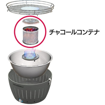 注文コード:06822458,06822510,06822501 ロータスグリル用交換用チャコールコンテナーパンチングメタル - LOTUSGRILL