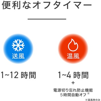 注文コード:06831820 送風機能付ファンヒーター - コイズミ(小泉成器)