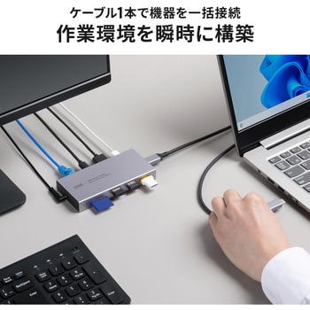 注文コード:06835137 ドッキングステーション USB TypeC - サンワサプライ