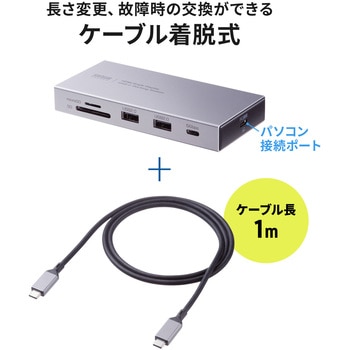 注文コード:06835137 ドッキングステーション USB TypeC - サンワサプライ