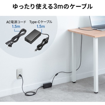 注文コード:06835207 AC充電器 USB PD対応 PD100W - サンワサプライ