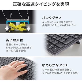 注文コード:06835688 キーボード Bluetooth/ワイヤレス USB - サンワサプライ