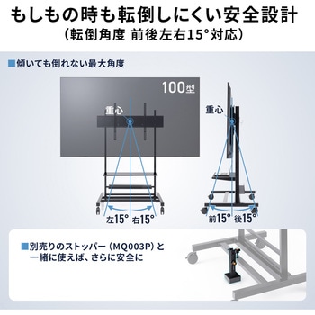 注文コード:06835801 液晶ディスプレイスタンド 60~100型対応 - サンワサプライ