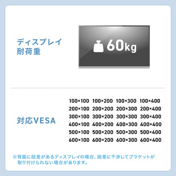 注文コード:06835819 液晶ディスプレイスタンド 32~75型対応 - サンワサプライ