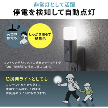 注文コード:06835828 LEDライト 充電式 人感明暗センサー - サンワダイレクト
