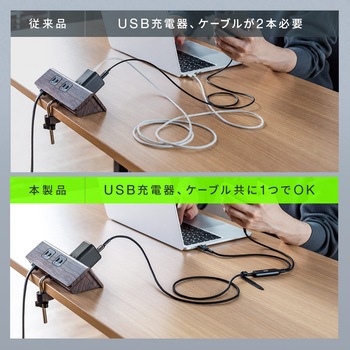 注文コード:06835871 USB TypeCケーブル 充電専用 PD100W対応 - サンワダイレクト