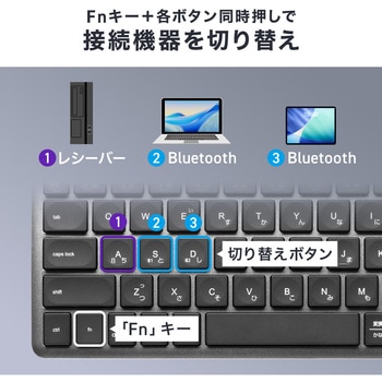 注文コード:06835907 キーボード Bluetooth/ワイヤレス - サンワダイレクト