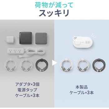 注文コード:06835932 電源タップ モバイルタイプ PD65W対応 - サンワダイレクト