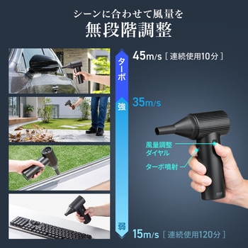 注文コード:06835950 エアダスター 電動 強力 - サンワダイレクト