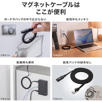 注文コード:06836029 LANケーブル CAT6 USB TypeC変換 - サンワダイレクト