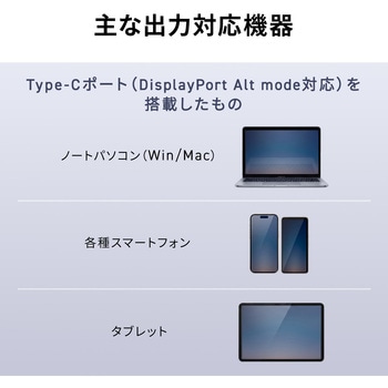 注文コード:06836318 USB TypeC変換ケーブル USB TypeC-HDMI - サンワダイレクト